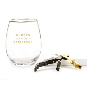 CHEERS TO POUR DECISIONS WINE GIFT SET