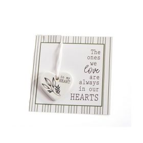 ORN SENTIMENT HEART WITH CARD