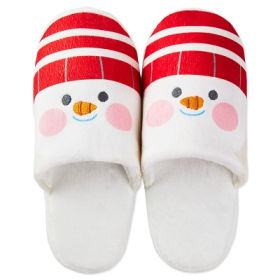 SNOWMAN HOLIDAY SLIPPERS S-M